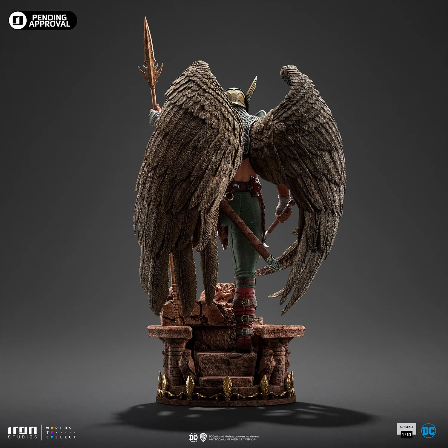 [PREORDER] Hawkman (10th Anniversary) 1:10 Scale Statue - Image 7