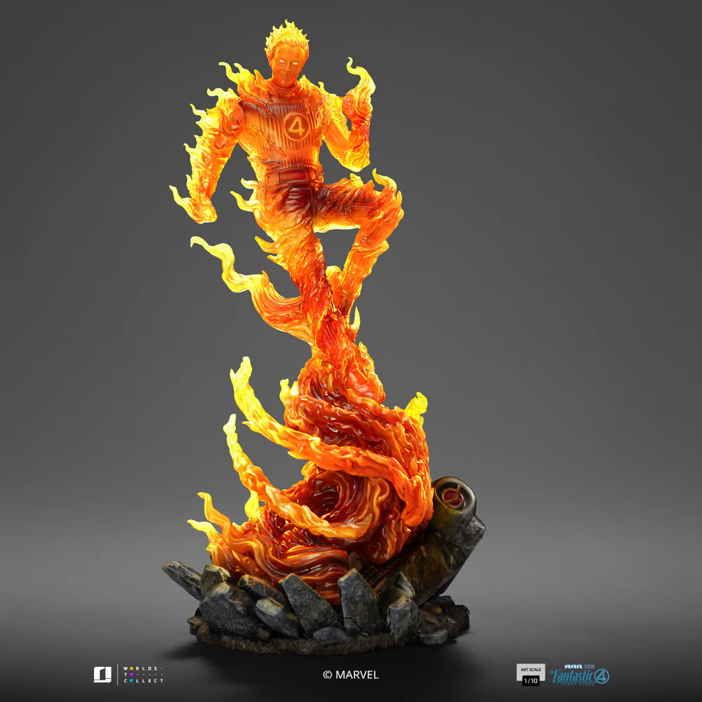 [PREORDER] Human Torch 1:10 Scale Statue - Image 8