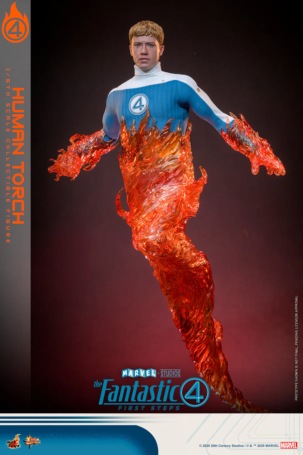 [PREORDER] Human Torch | Sixth Scale Action Figure | Hot Toys - Image 2