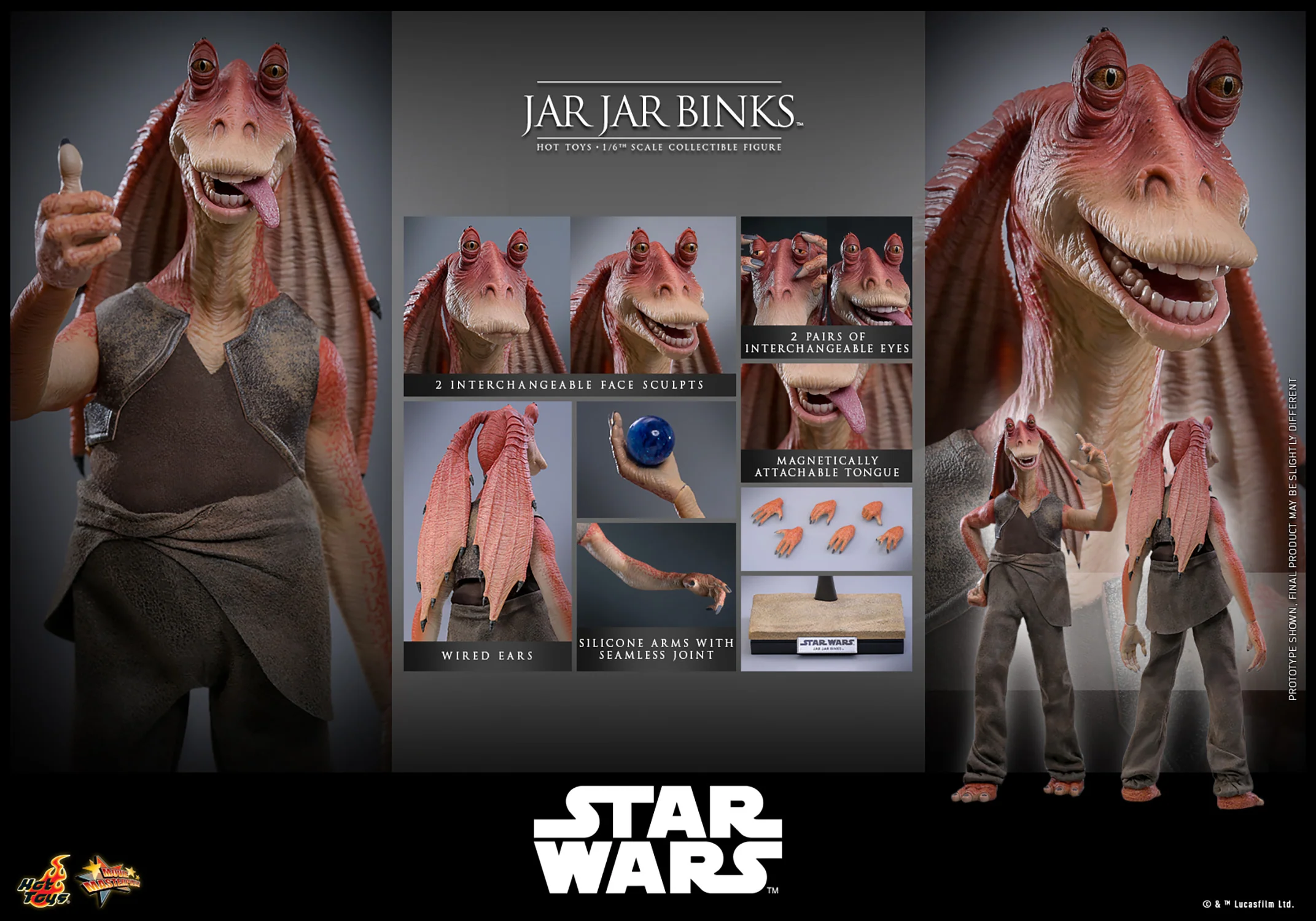 [PREORDER] Jar Jar Binks™ Sixth Scale Figure - Image 20