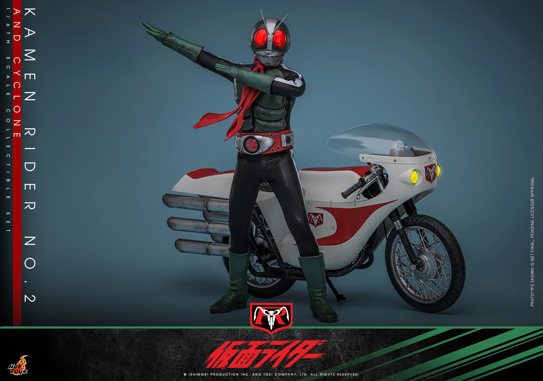 [PREORDER] Kamen Rider No. 2 and Cyclone Sixth Scale Figure Set - Image 3