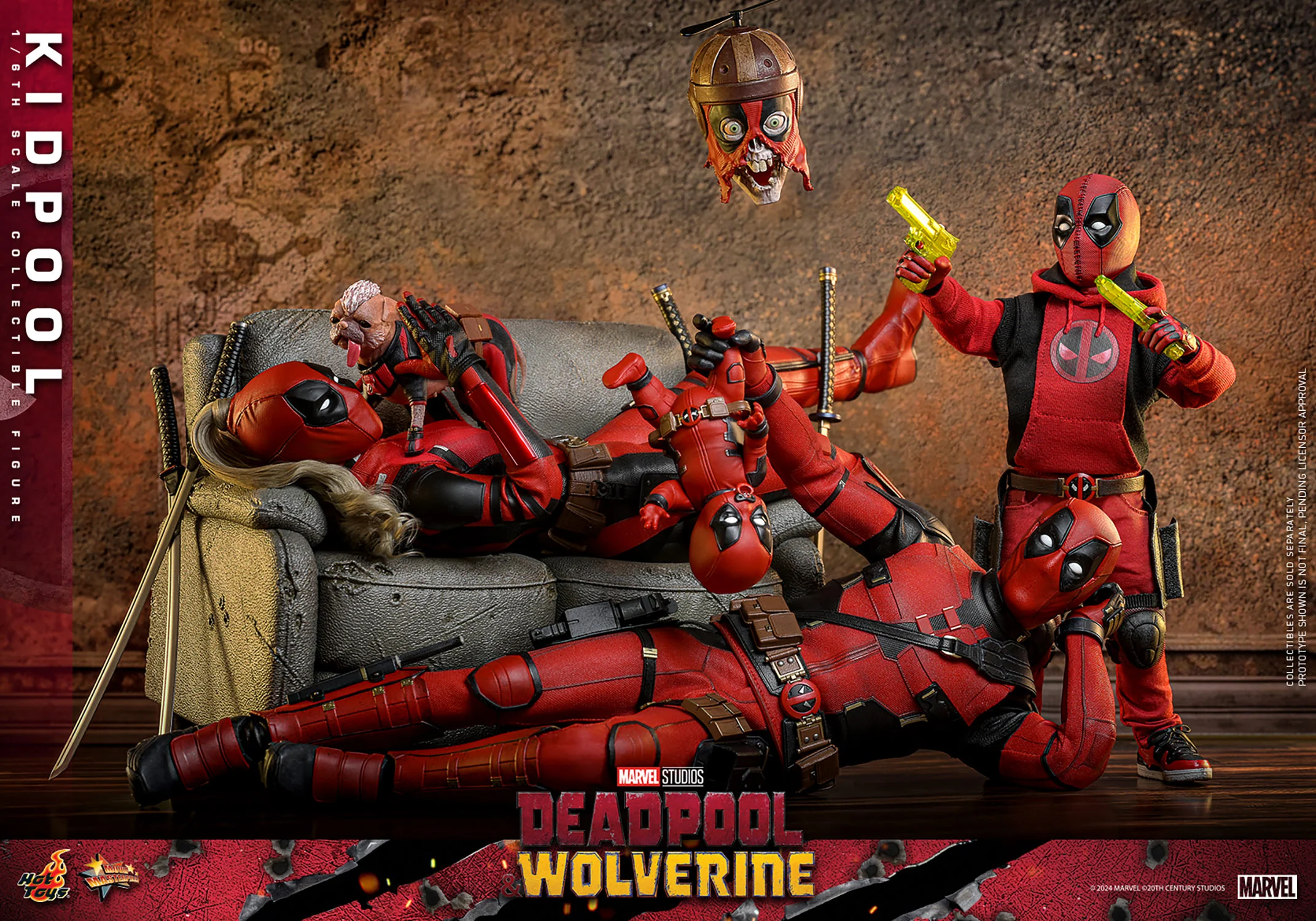 Kidpool Sixth Scale Collectible Figure – Deadpool & Wolverine (Hot Toys) | Heroes World - Image 16