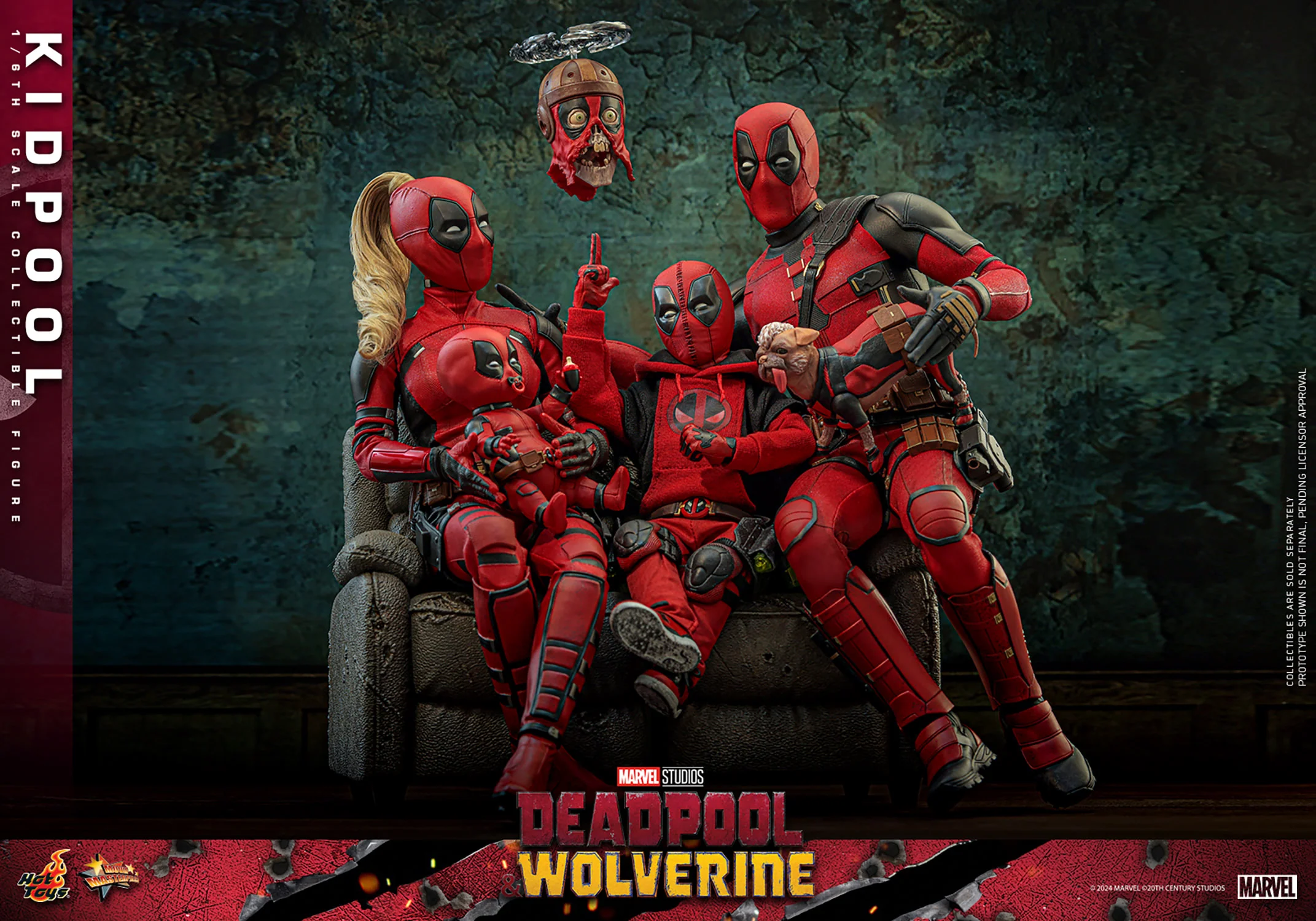 Kidpool Sixth Scale Collectible Figure – Deadpool & Wolverine (Hot Toys) | Heroes World - Image 17