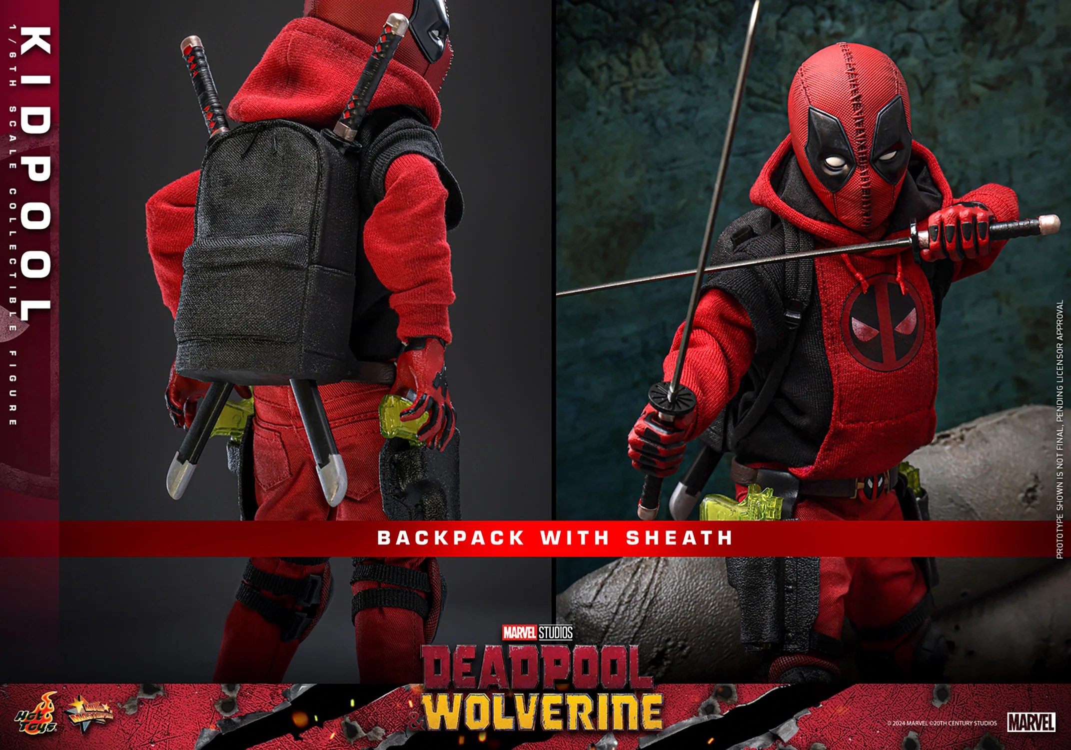 Kidpool Sixth Scale Collectible Figure – Deadpool & Wolverine (Hot Toys) | Heroes World - Image 20