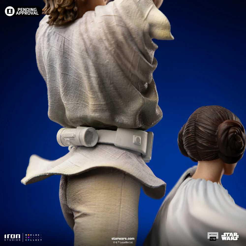 [PREORDER] Luke and Leia Deluxe 1:10 Scale Statue - Image 10