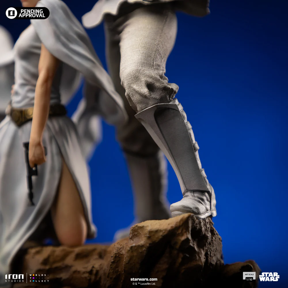[PREORDER] Luke and Leia Deluxe 1:10 Scale Statue - Image 12