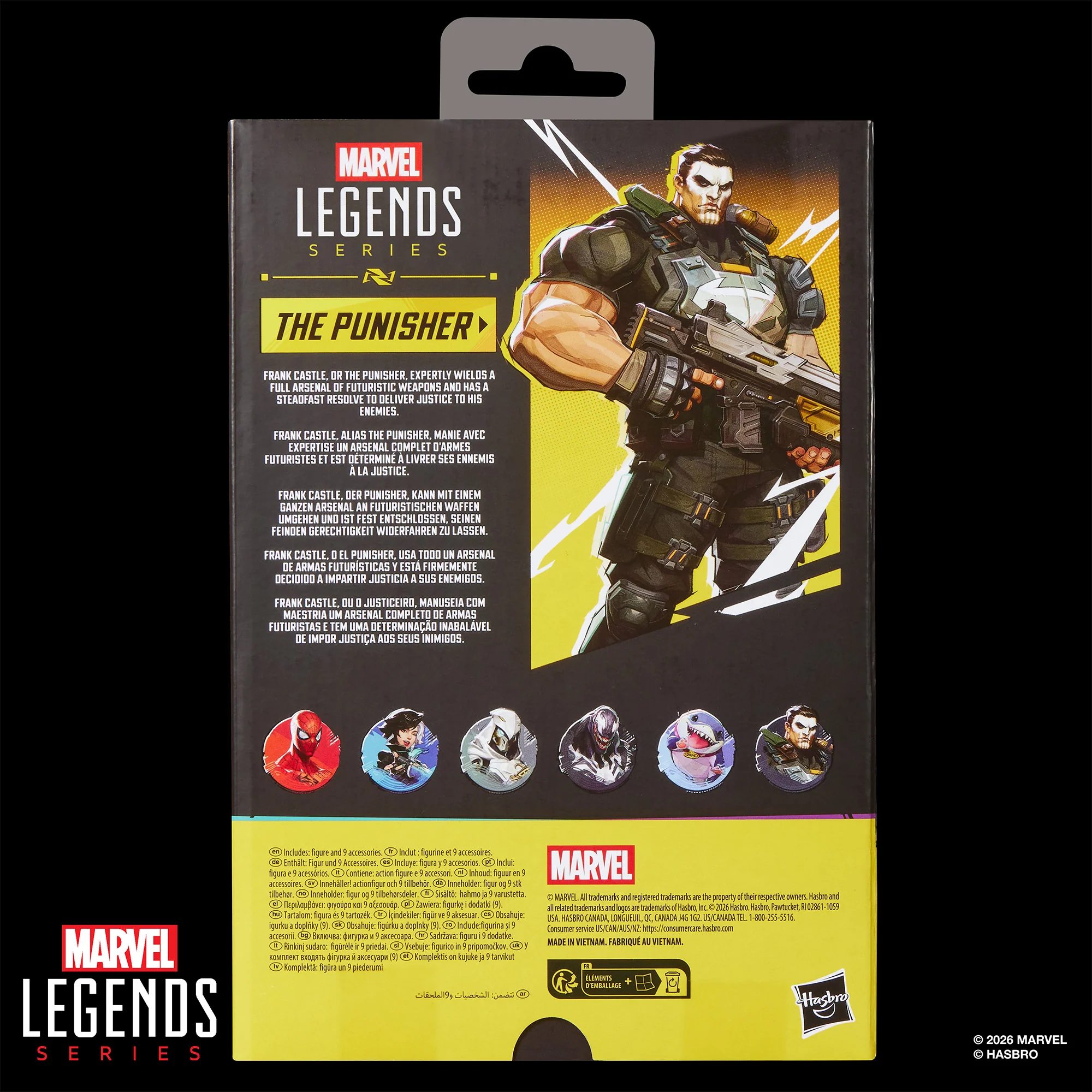 [PREORDER] Marvel Legends Series Marvel Rivals The Punisher | Action Figure | Hasbro - Image 11