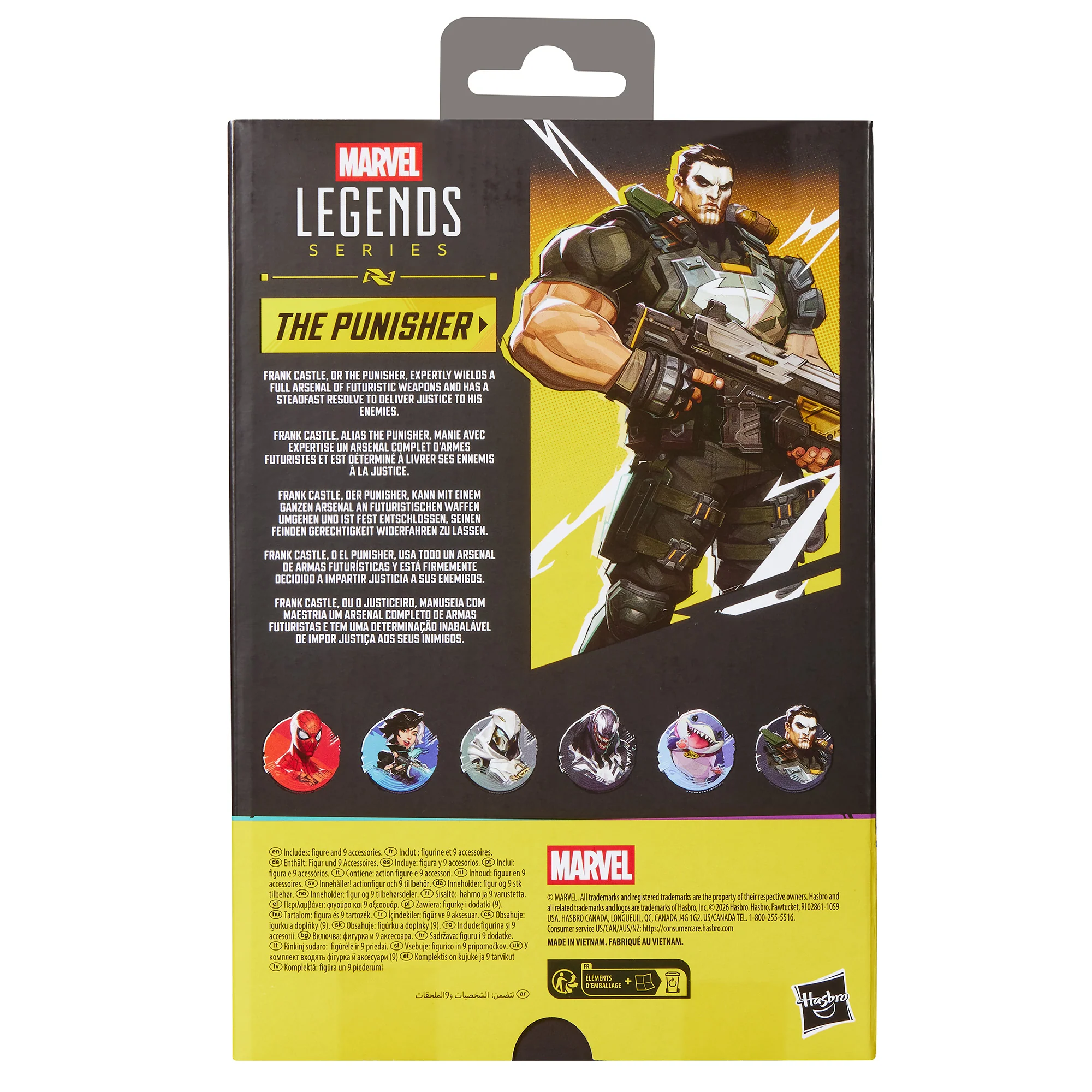 [PREORDER] Marvel Legends Series Marvel Rivals The Punisher | Action Figure | Hasbro - Image 12