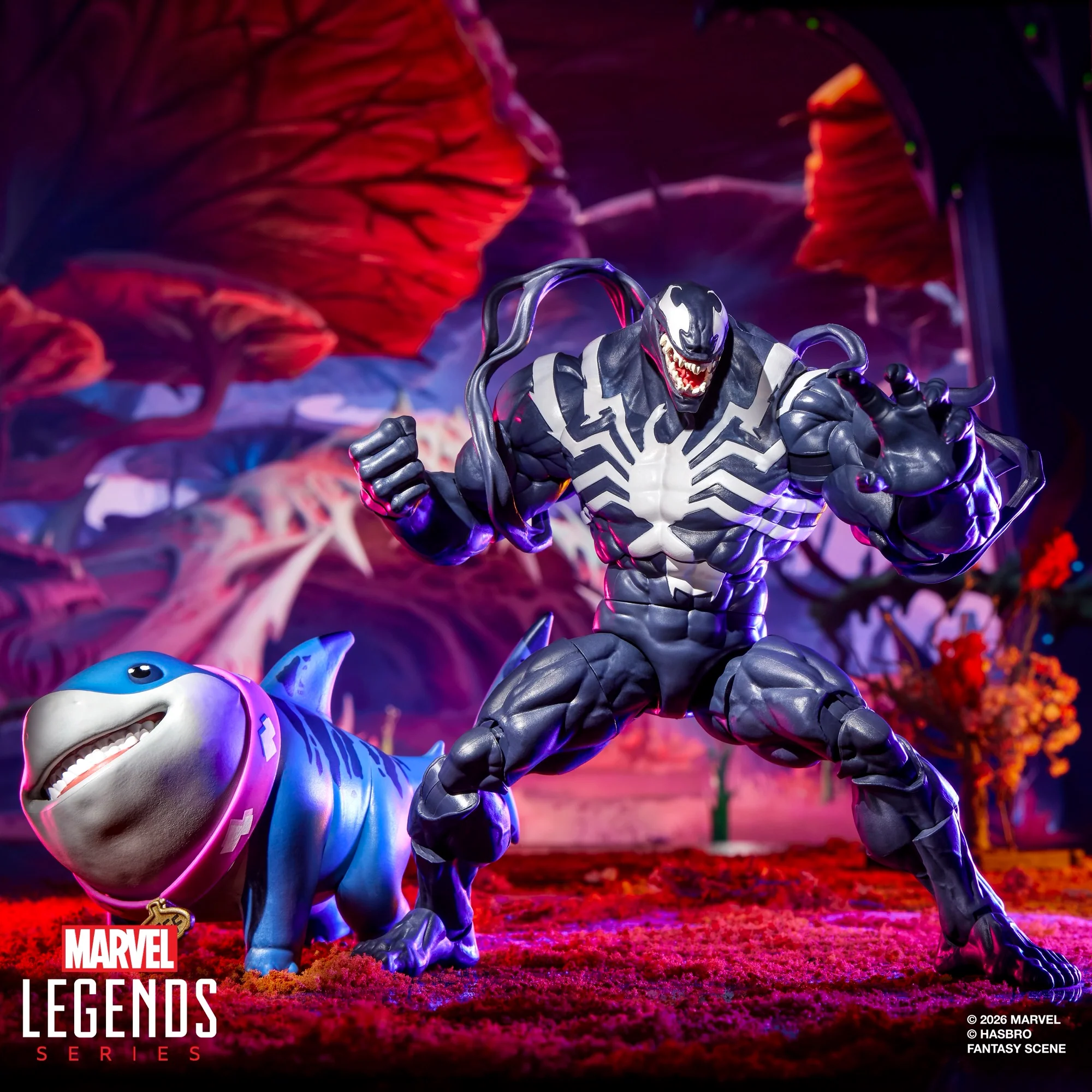 [PREORDER] Marvel Legends Series Marvel Rivals Venom & Jeff the Land Shark | Action Figure | Hasbro - Image 15