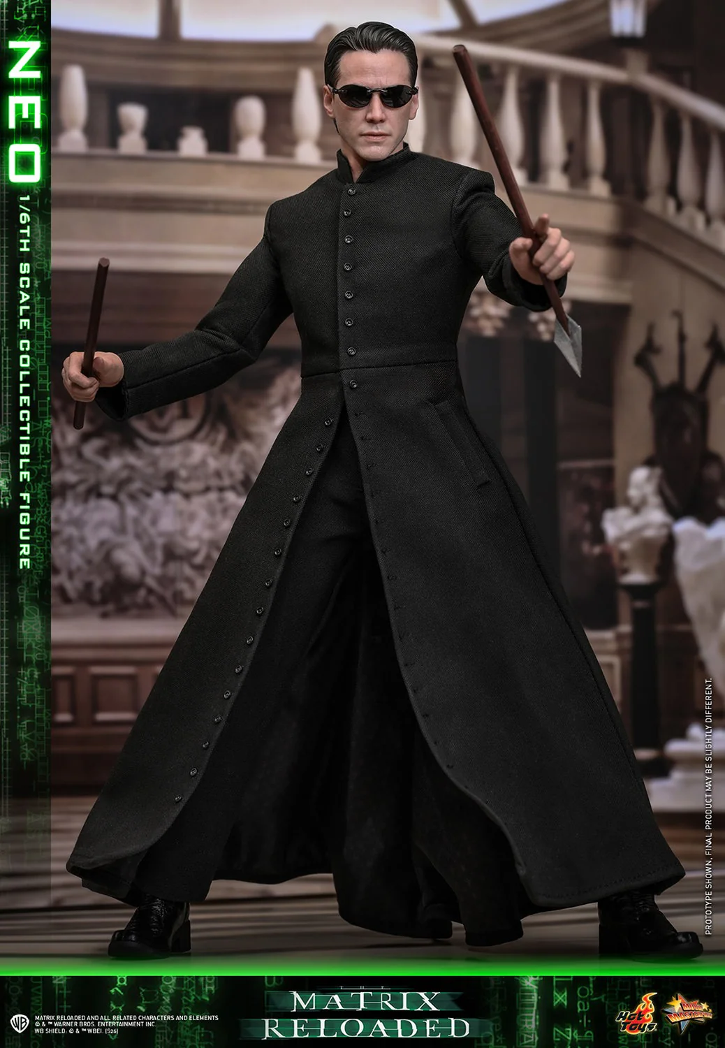 [PREORDER] Neo (Matrix Reloaded) MMS868 | Sixth Scale Action Figure | Hot Toys - Image 8