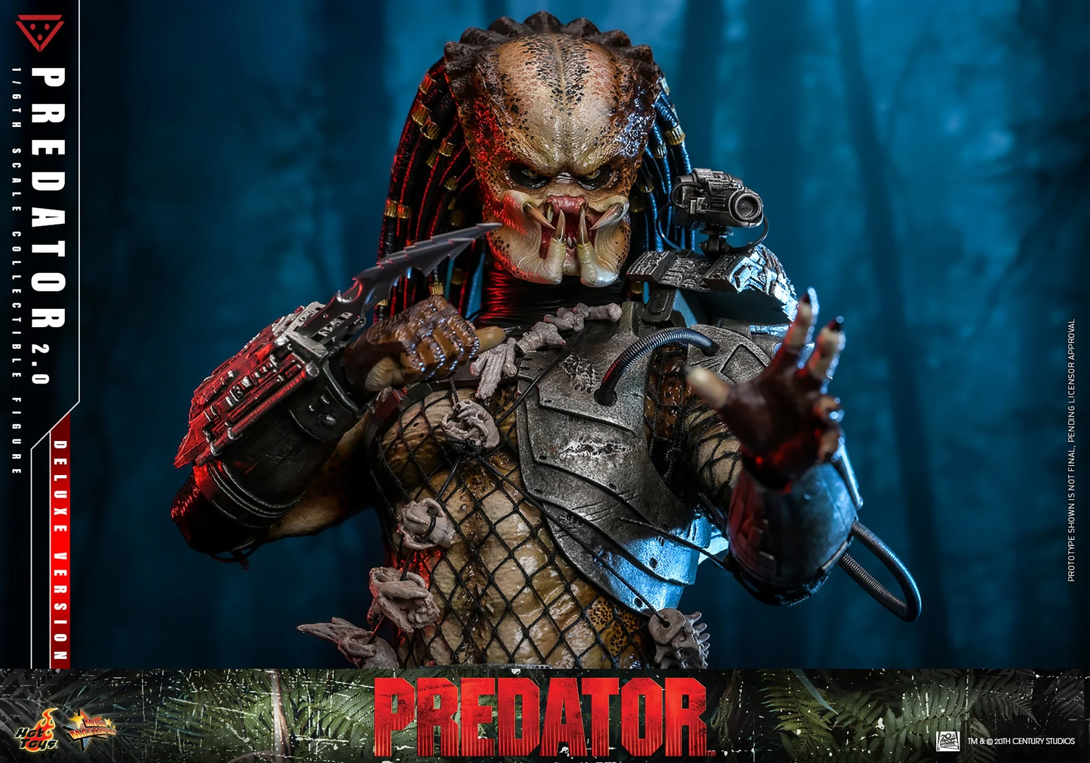 [PREORDER] Predator (2.0) Deluxe Version Sixth Scale Collectible Figure – Predator (1987) (Hot Toys) | Heroes World - Image 14