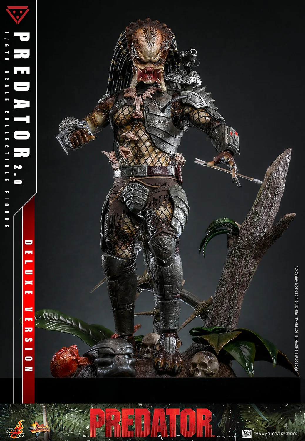 [PREORDER] Predator (2.0) Deluxe Version Sixth Scale Collectible Figure – Predator (1987) (Hot Toys) | Heroes World - Image 15
