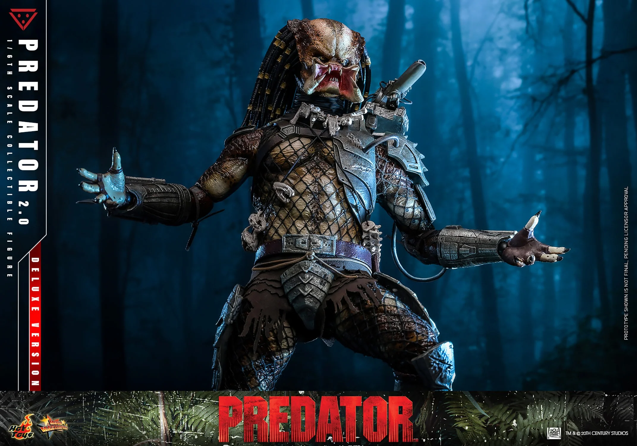 [PREORDER] Predator (2.0) Deluxe Version Sixth Scale Collectible Figure – Predator (1987) (Hot Toys) | Heroes World - Image 16