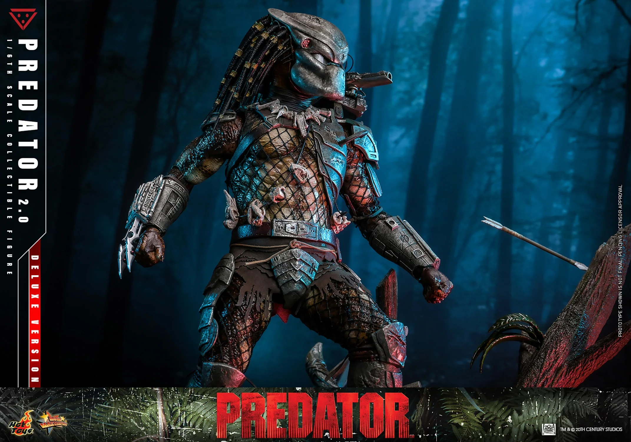 [PREORDER] Predator (2.0) Deluxe Version Sixth Scale Collectible Figure – Predator (1987) (Hot Toys) | Heroes World - Image 18