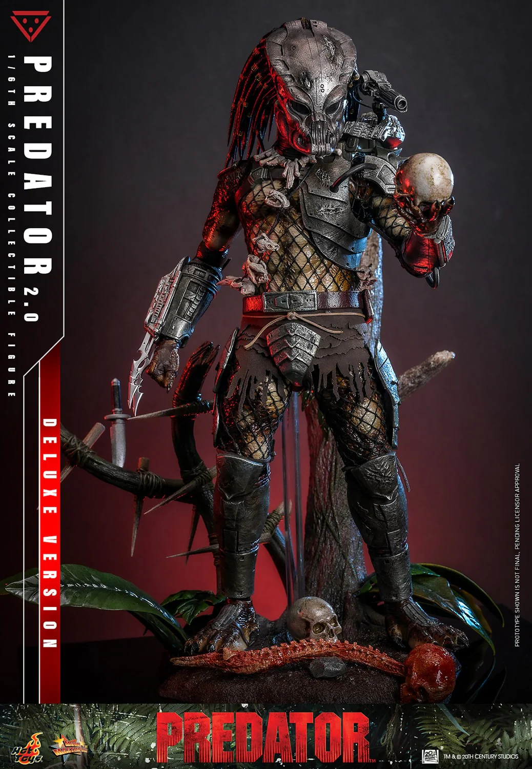 [PREORDER] Predator (2.0) Deluxe Version Sixth Scale Collectible Figure – Predator (1987) (Hot Toys) | Heroes World - Image 8