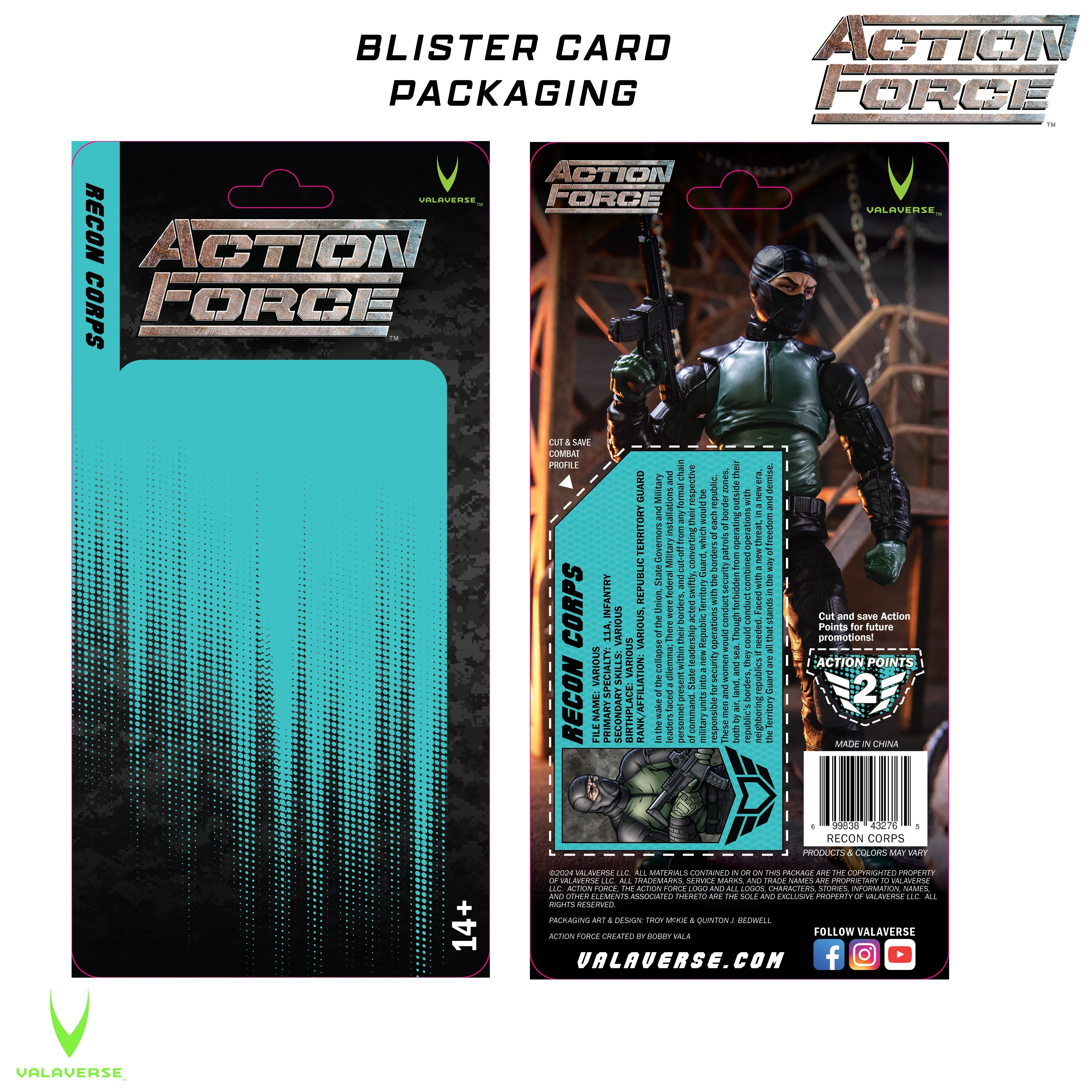 Recon Corps | Action Force Series 5 | Valaverse 1:12 Scale Figure - Image 3