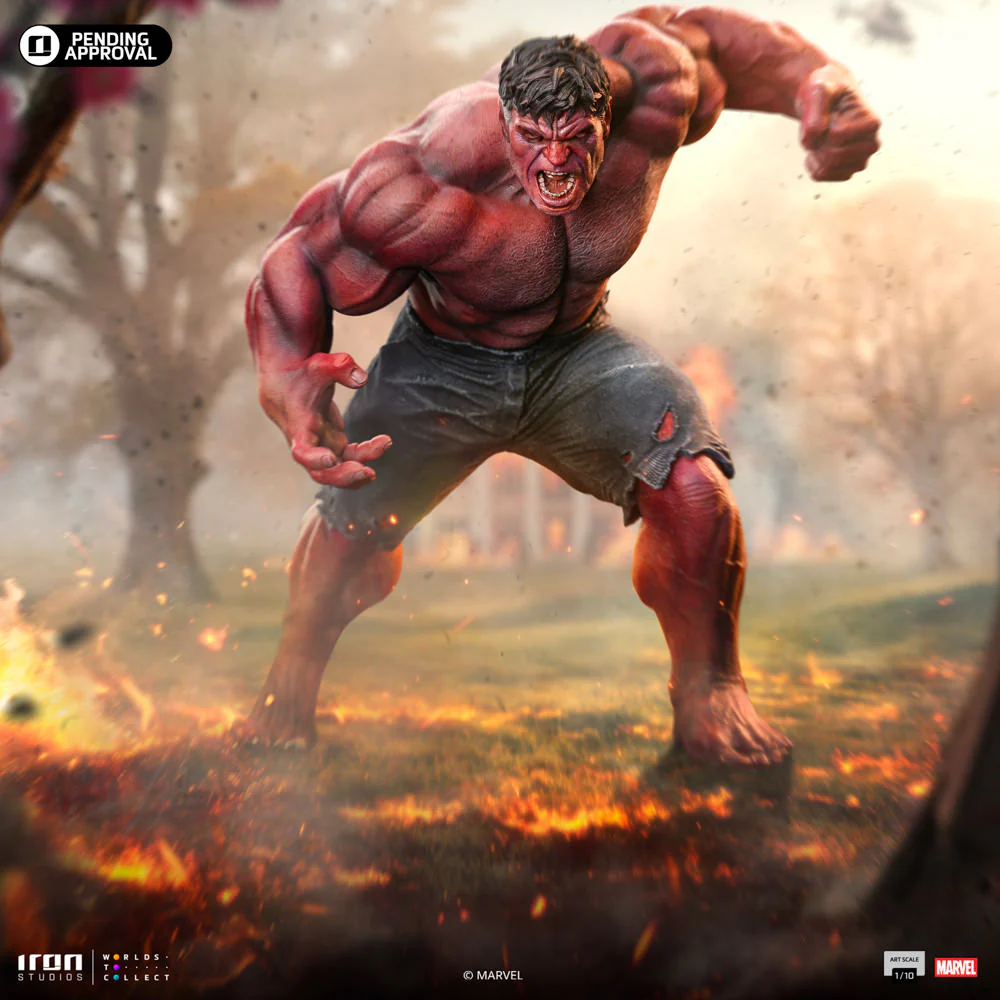 [PREORDER] Red Hulk 1:10 Scale Statue - Image 2