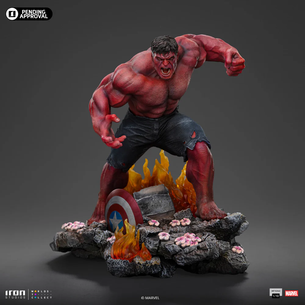 [PREORDER] Red Hulk 1:10 Scale Statue - Image 5