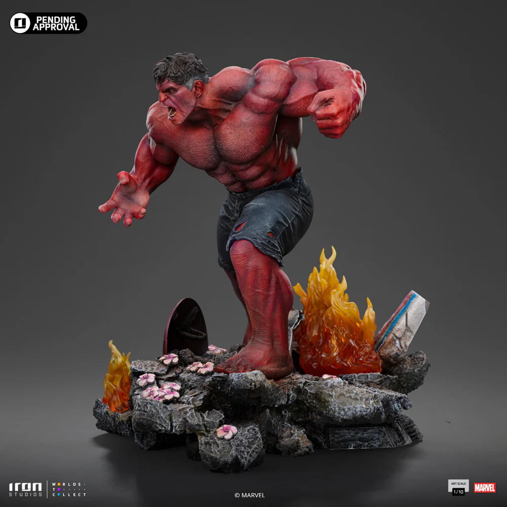 [PREORDER] Red Hulk 1:10 Scale Statue - Image 6