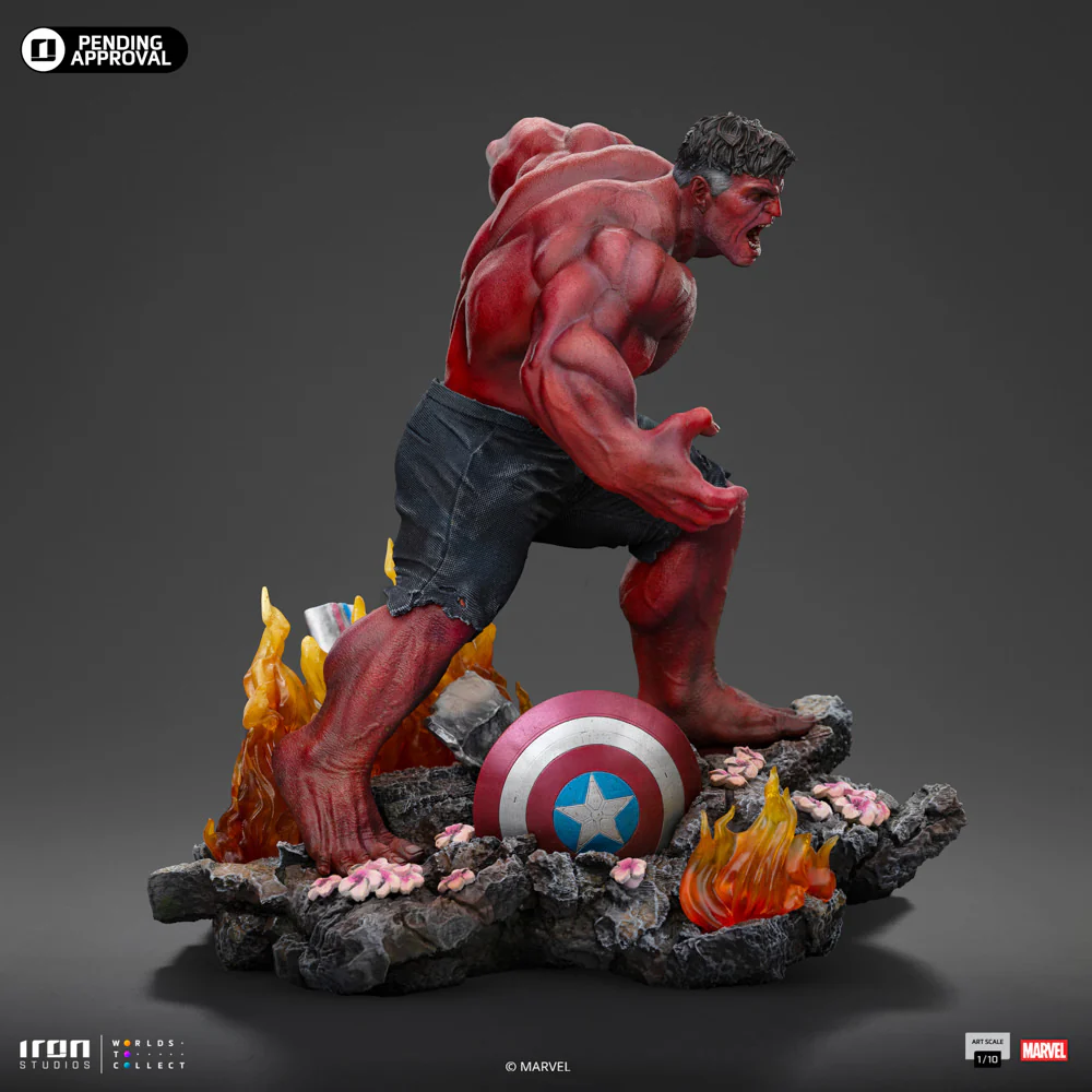 [PREORDER] Red Hulk 1:10 Scale Statue - Image 7