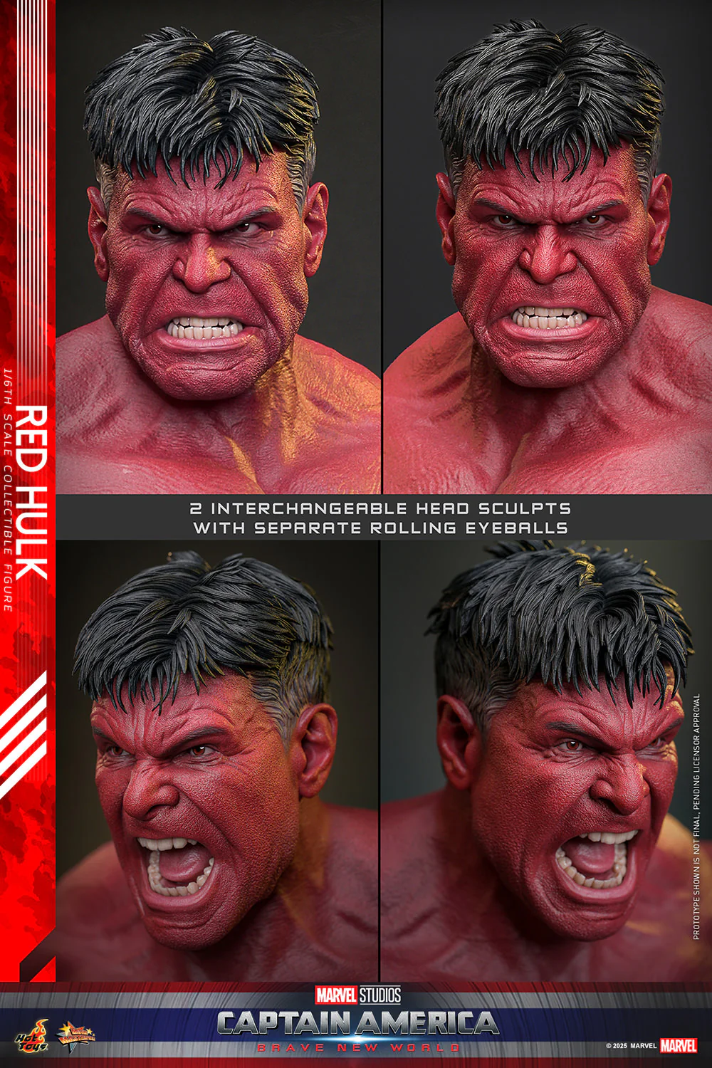 [PREORDER] Red Hulk Sixth Scale Figure - Image 19
