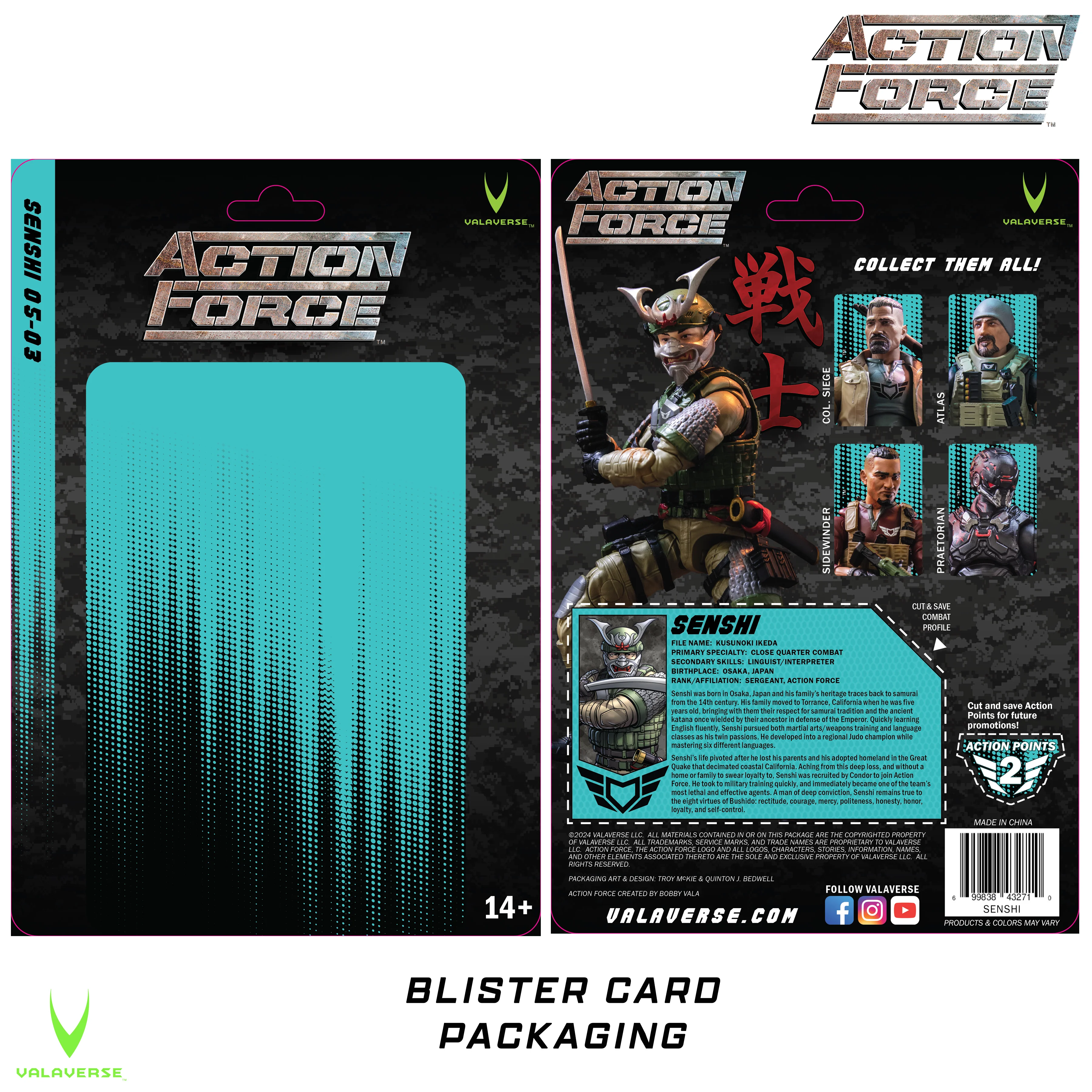 Senshi | Action Force Series 5 | Valaverse 1:12 Scale Figure - Image 3
