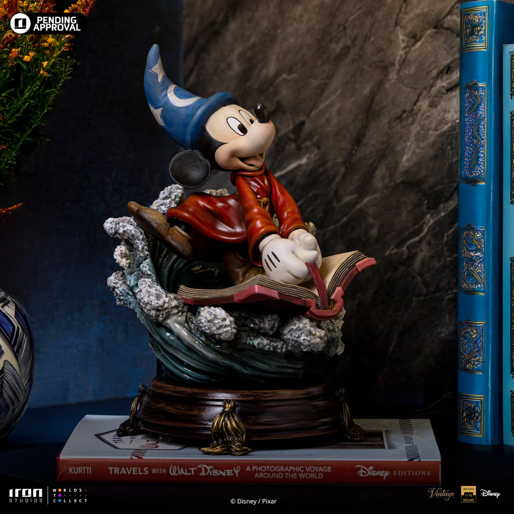 [PREORDER] Sorcerer Mickey Deluxe 1:10 Scale Statue - Image 4