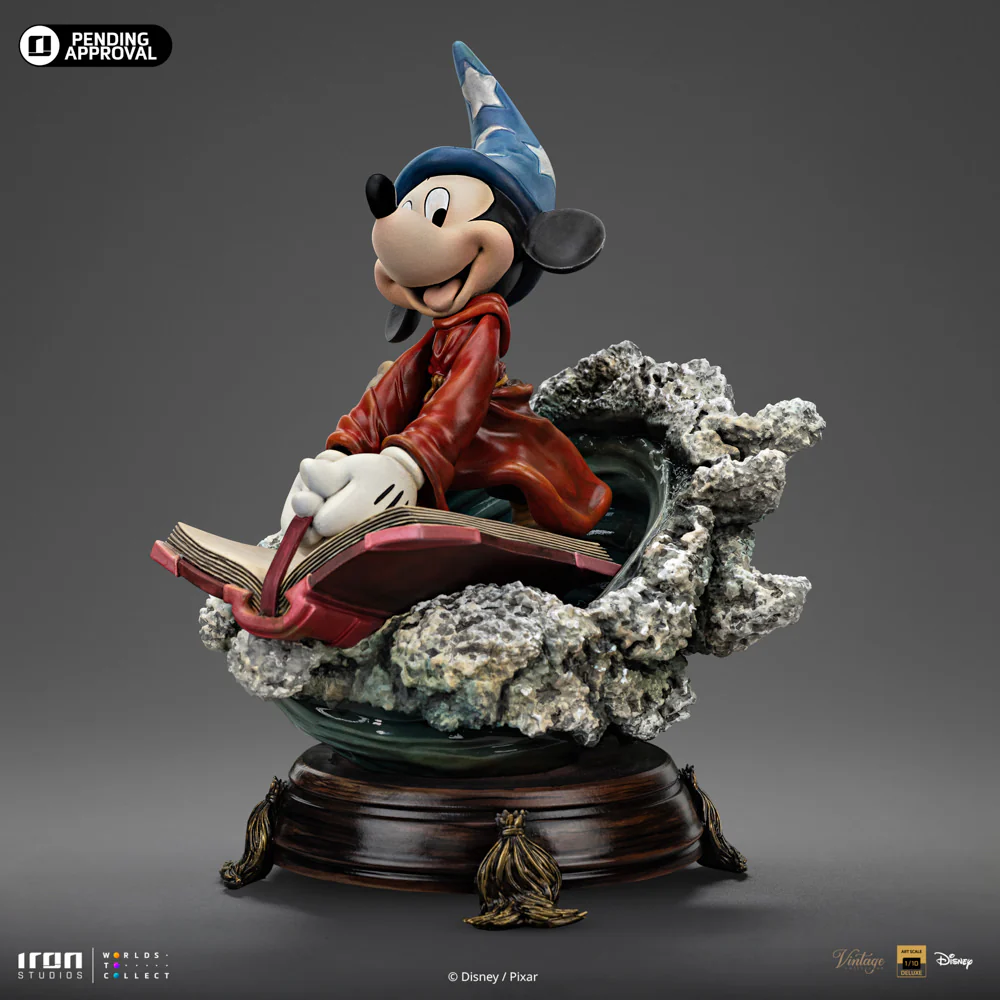 [PREORDER] Sorcerer Mickey Deluxe 1:10 Scale Statue - Image 6