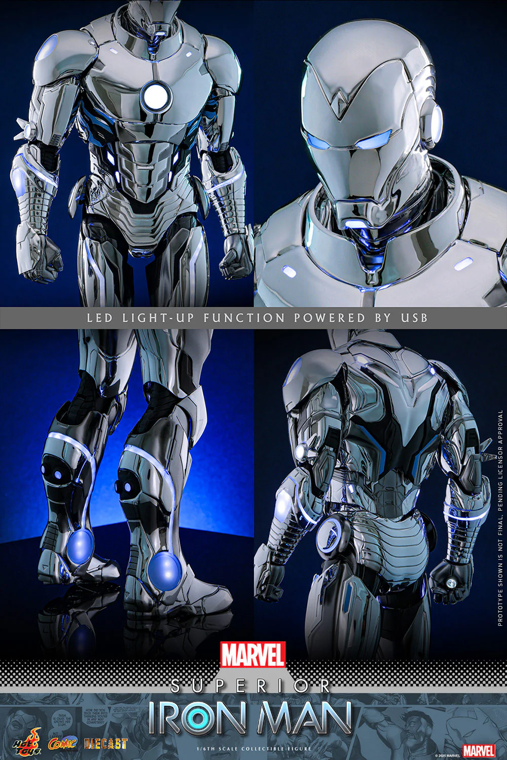[PREORDER] Superior Iron Man Sixth Scale Figure - Image 17