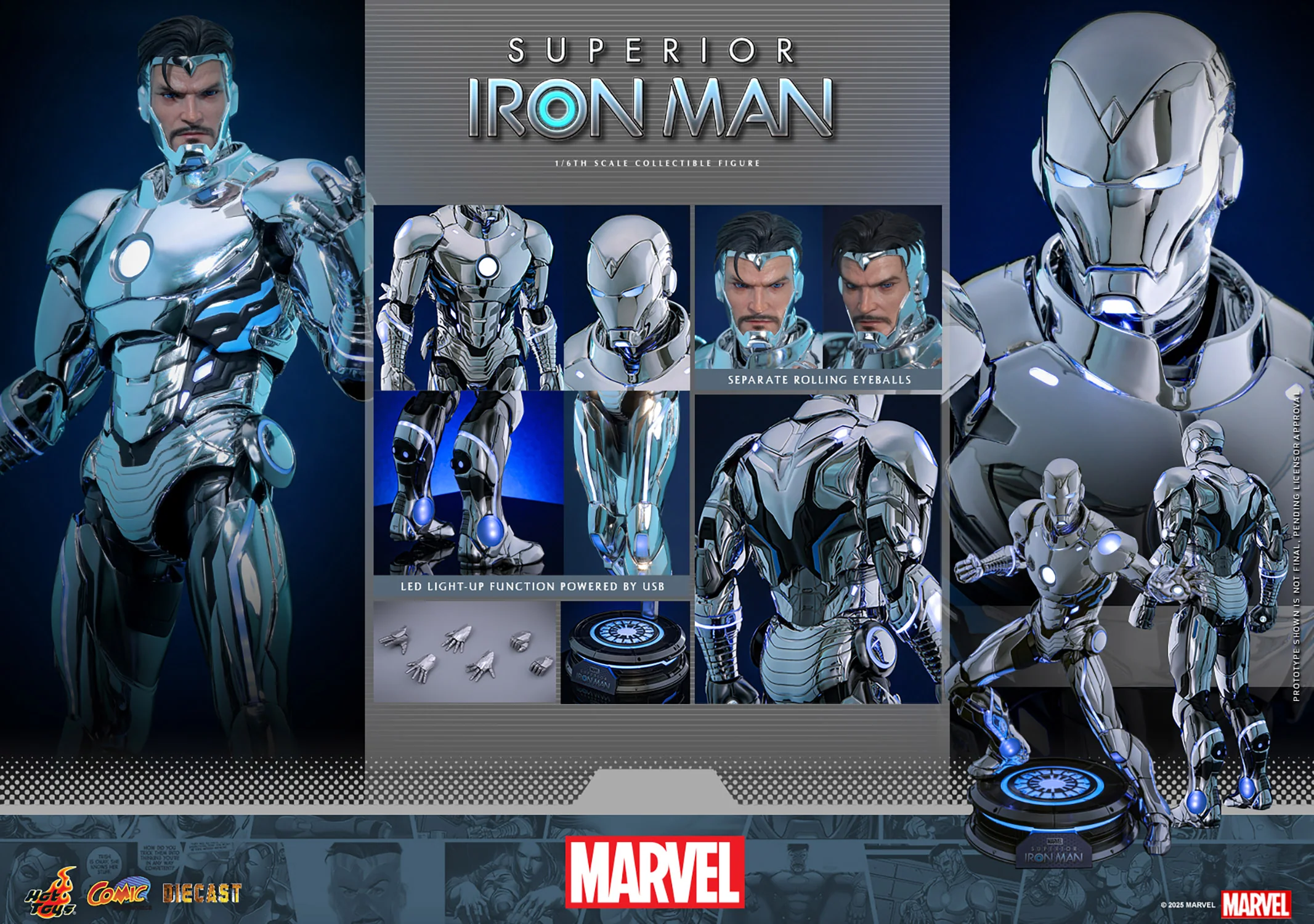 [PREORDER] Superior Iron Man Sixth Scale Figure - Image 19