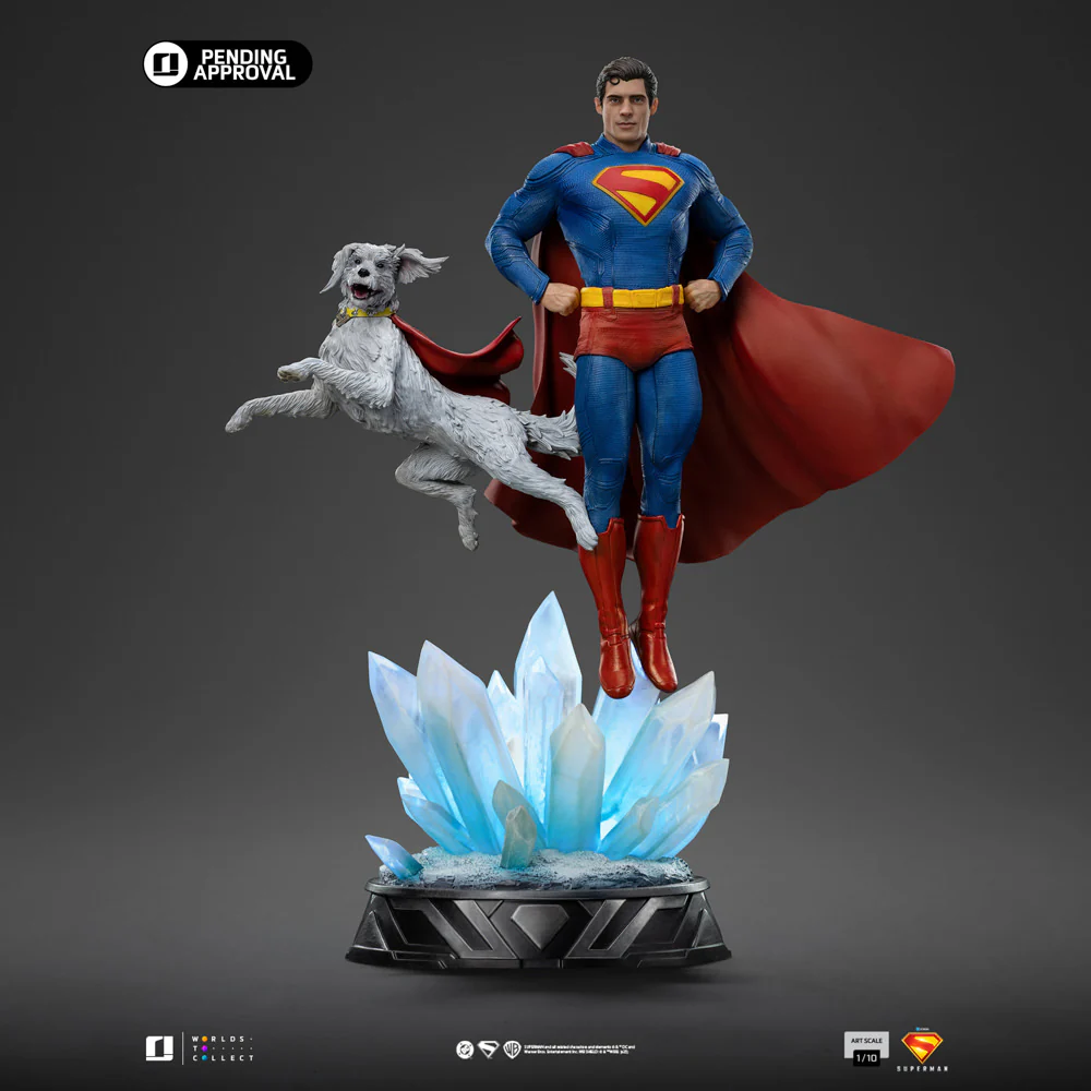 Superman & Krypto 1:10 Scale Statue - Image 8