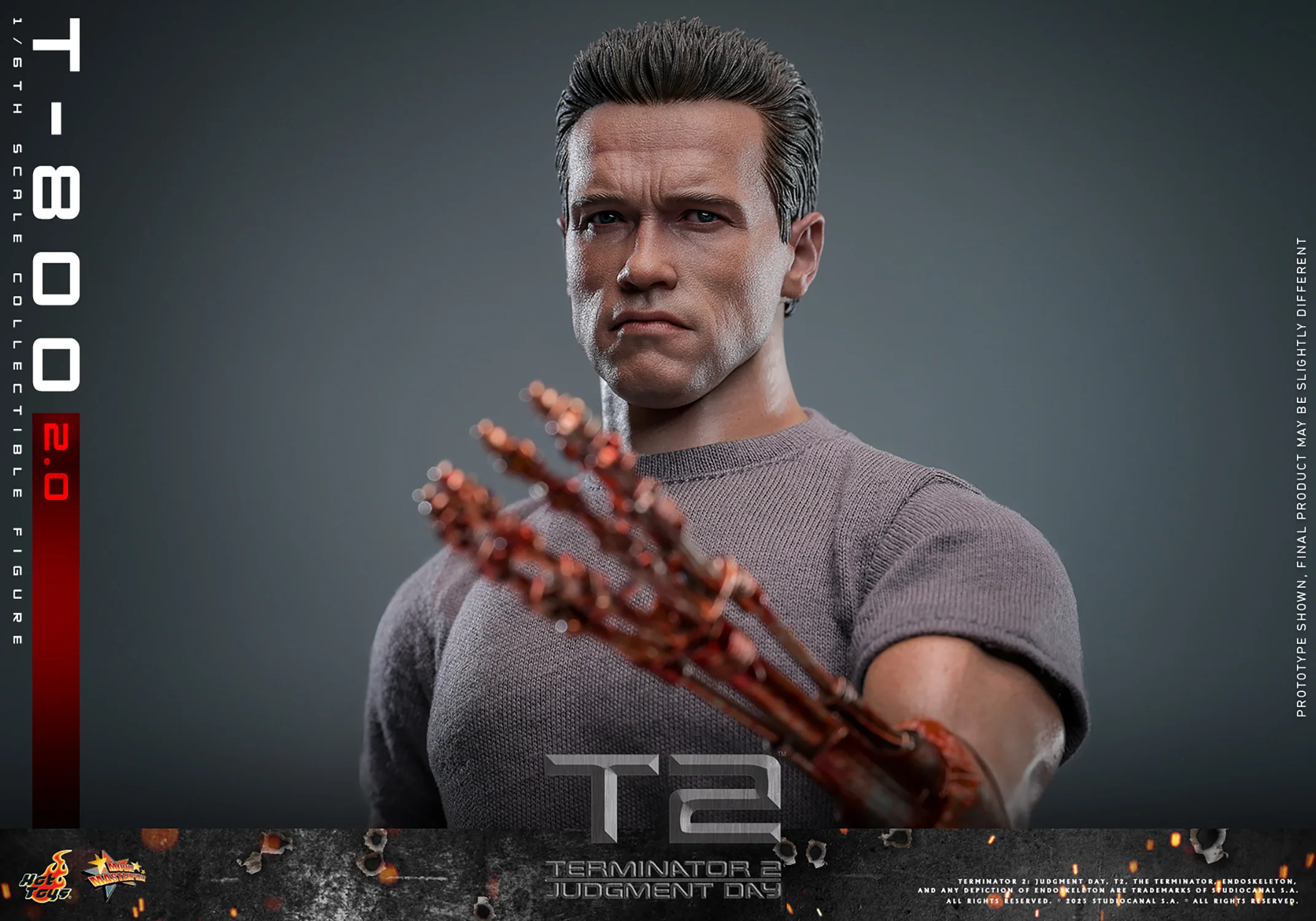 T-800 (2.0) | Sixth Scale Figure | Hot Toys - Image 2
