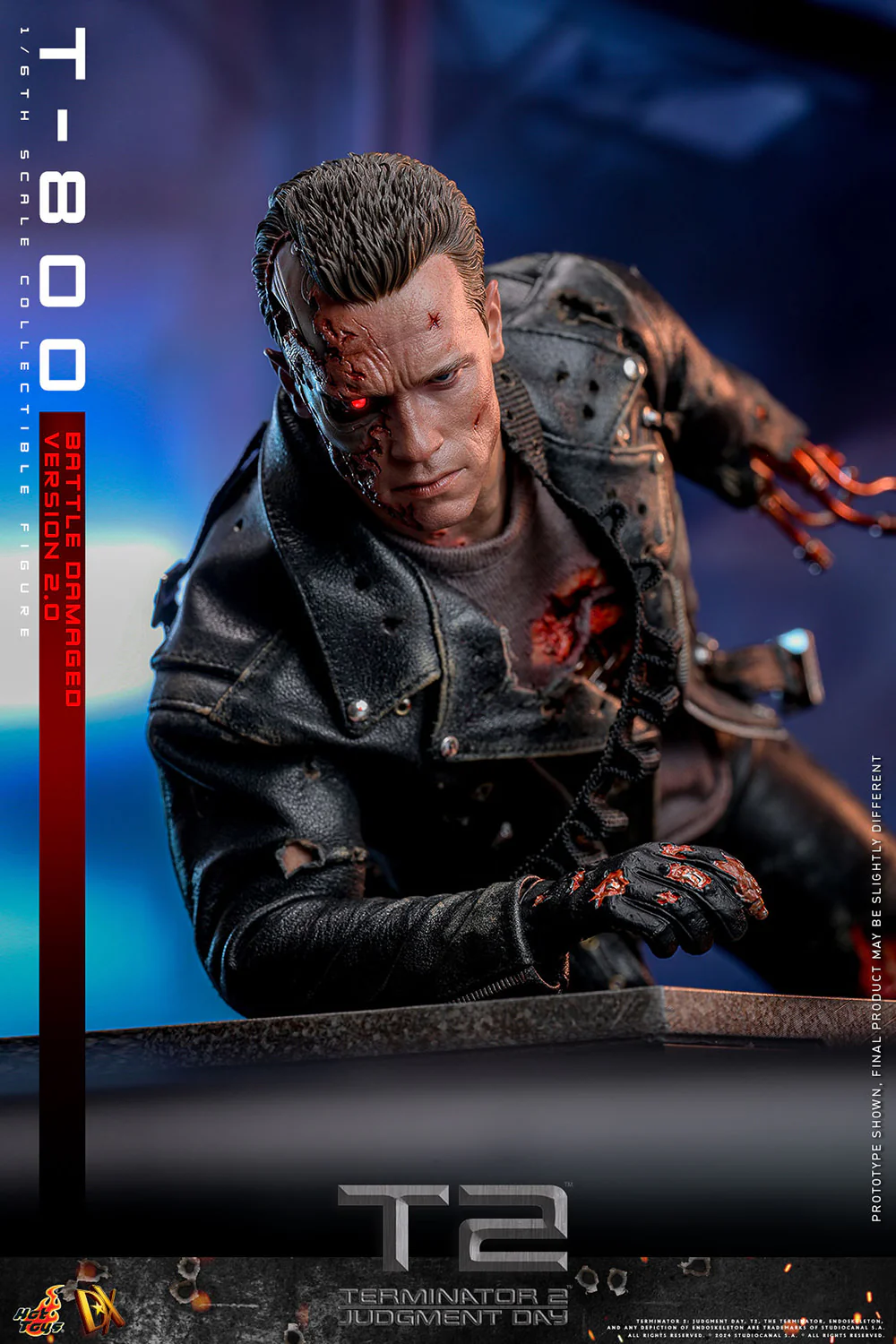 [PREORDER RERUN] T-800 (Battle Damaged Version 2.0) Sixth Scale Figure | Hot Toys - Image 13