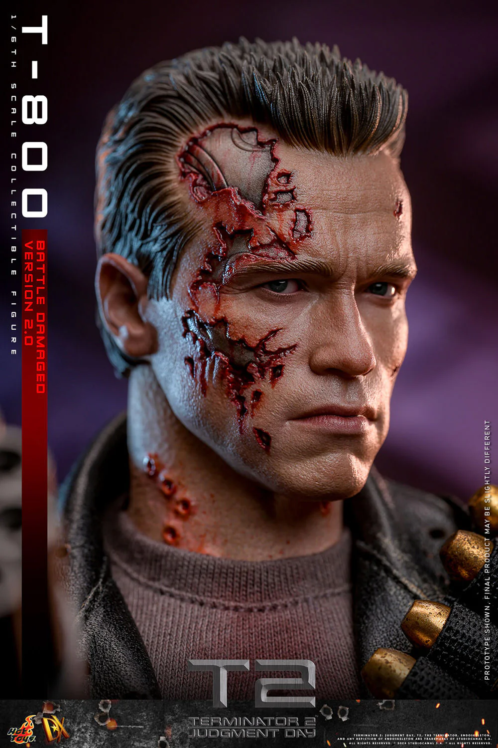 [PREORDER RERUN] T-800 (Battle Damaged Version 2.0) Sixth Scale Figure | Hot Toys - Image 14
