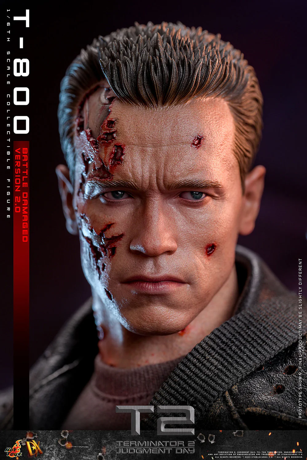 [PREORDER RERUN] T-800 (Battle Damaged Version 2.0) Sixth Scale Figure | Hot Toys - Image 15