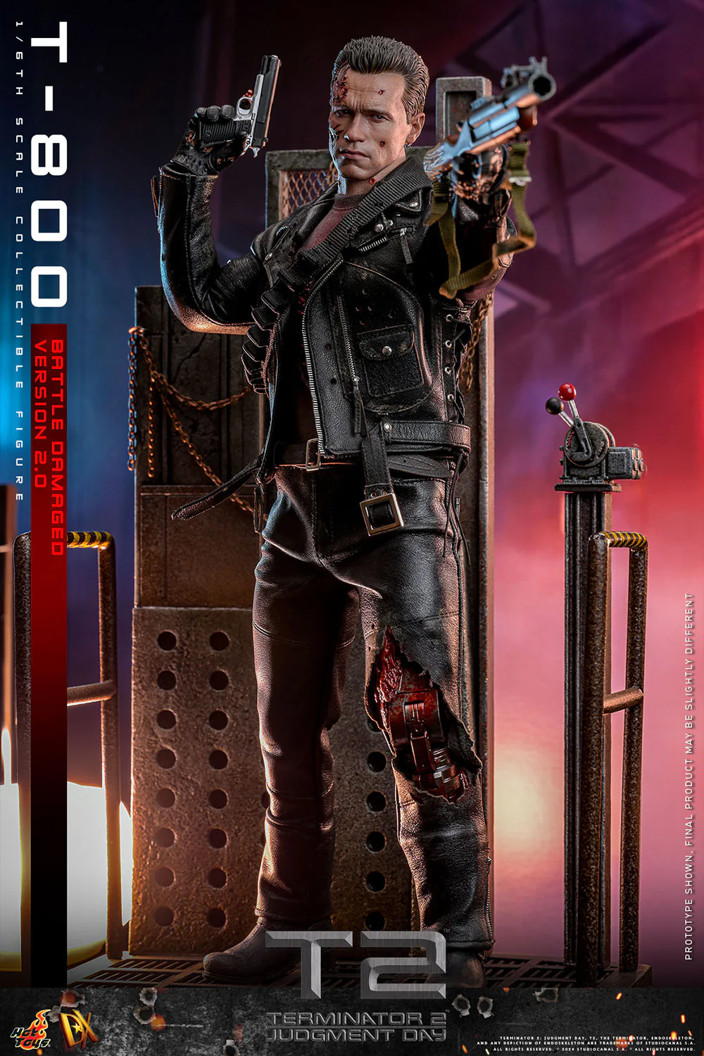 [PREORDER RERUN] T-800 (Battle Damaged Version 2.0) Sixth Scale Figure | Hot Toys - Image 3