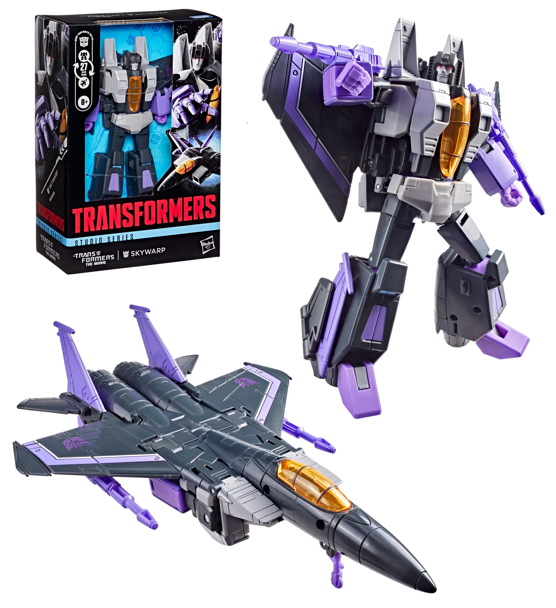 The Transformers: The Movie Voyager Class Skywarp | Action Figure | Hasbro - Image 11