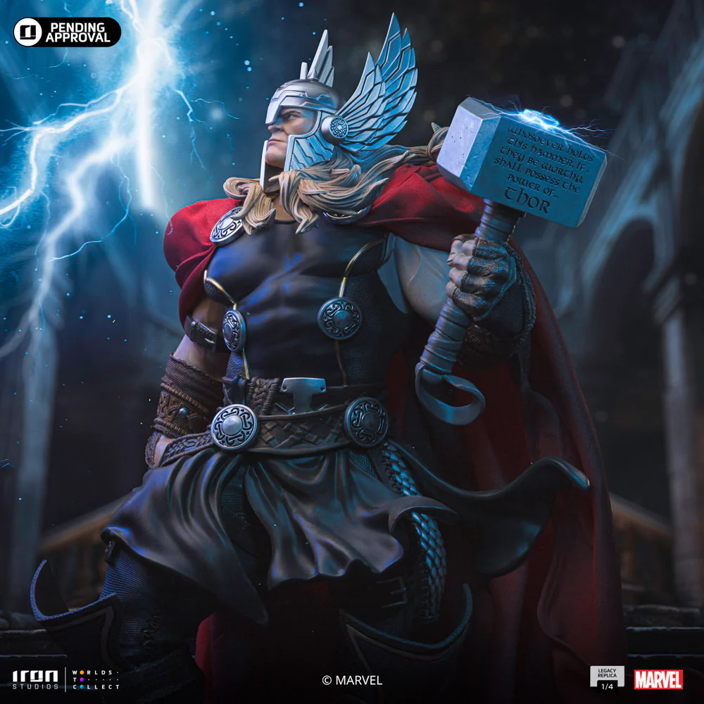[PREORDER] Thor Unleashed Quarter Scale Statue - Image 4