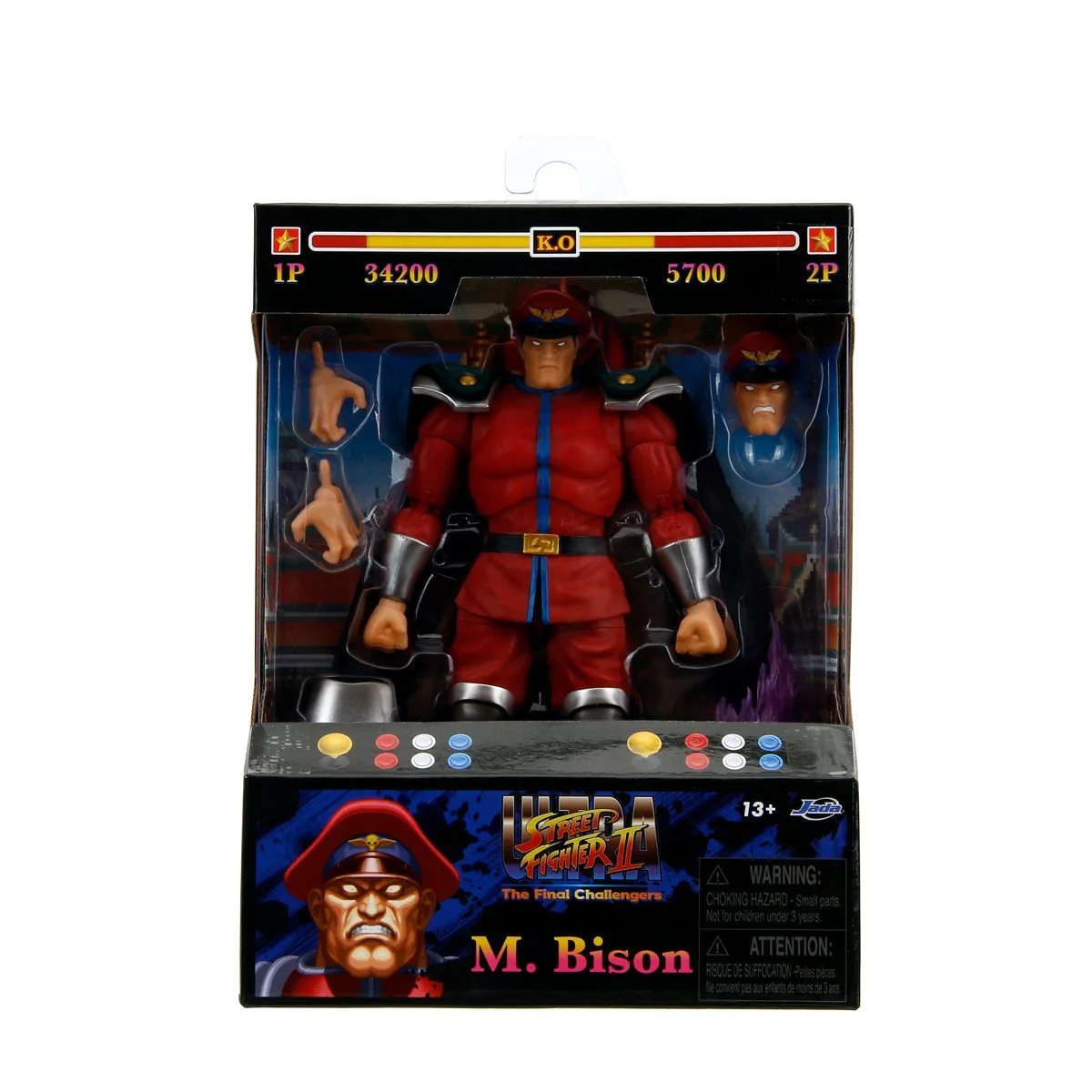 Ultra Street Fighter II M. Bison 6-Inch Scale Action Figure - Image 9