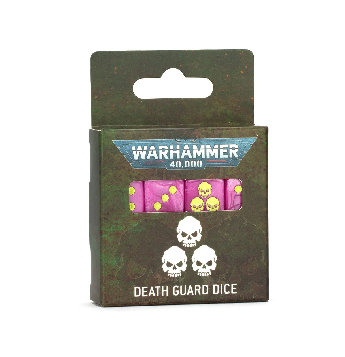 WARHAMMER 40000: DEATH GUARD DICE SET - Image 2