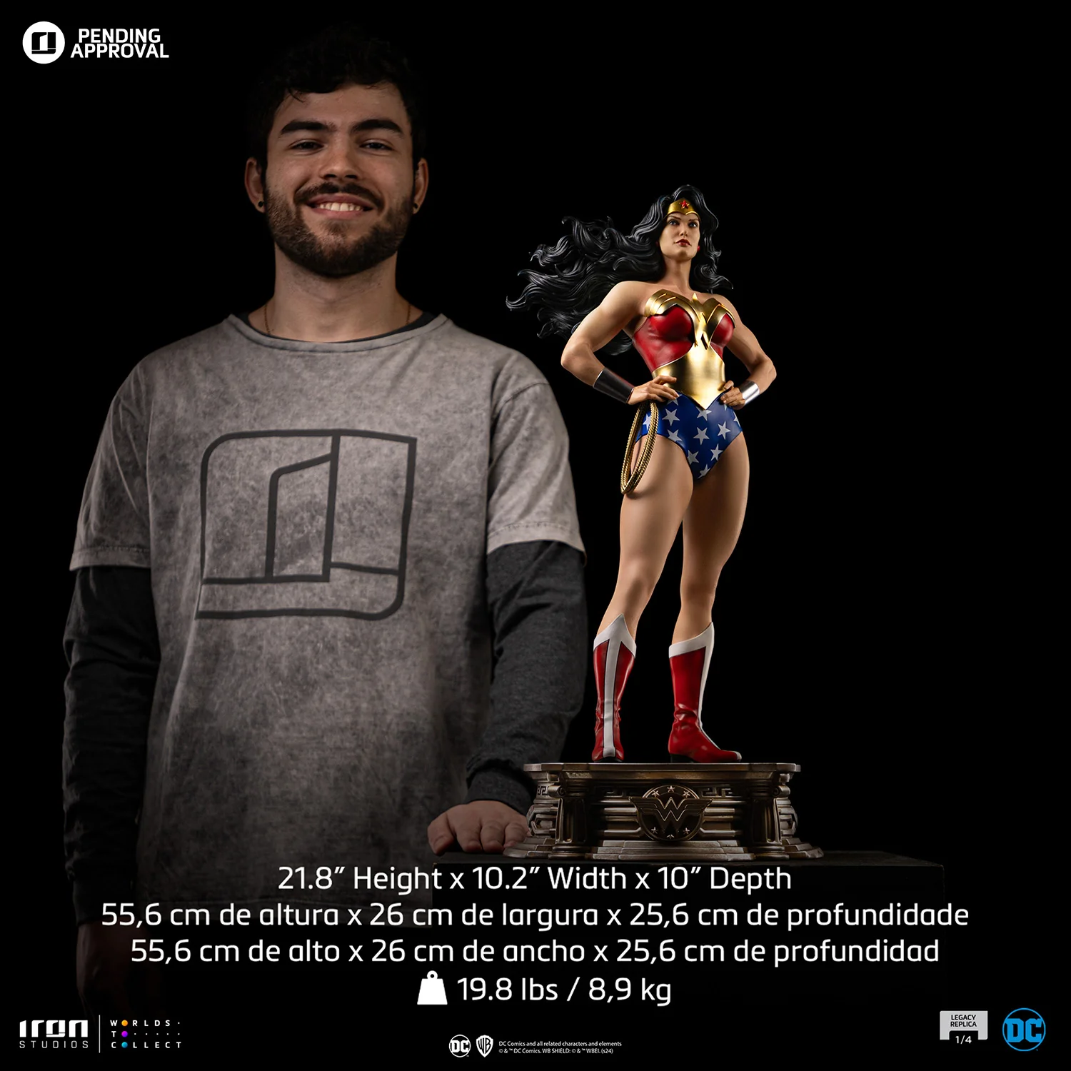 [PREORDER] Wonder Woman DC Trinity Quarter Scale Statue - Image 12