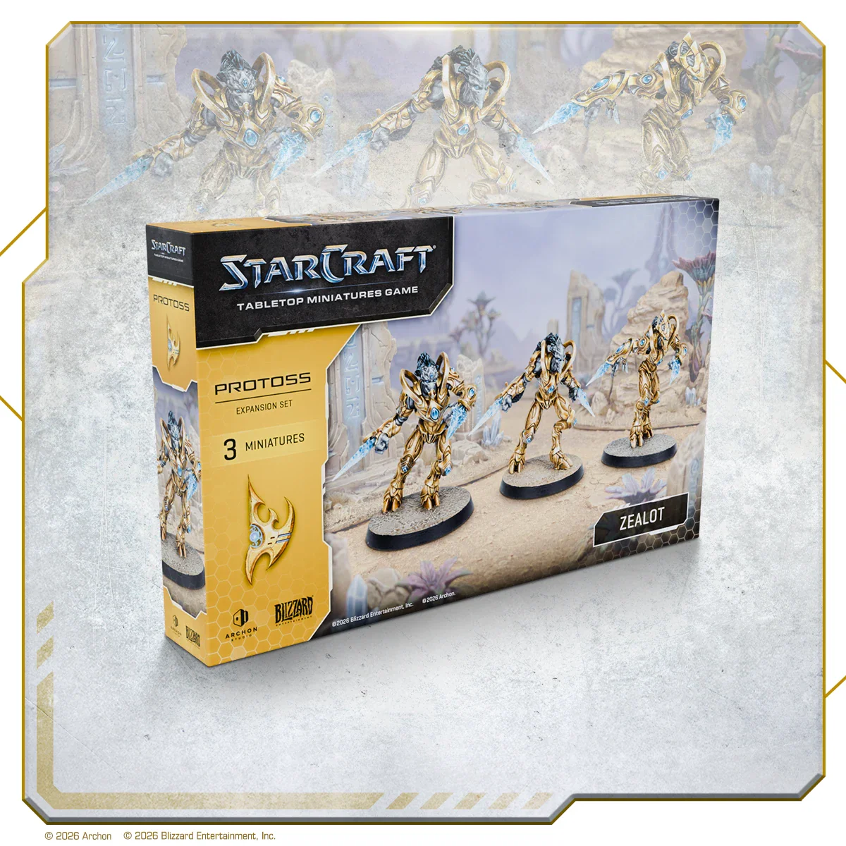 [PREORDER] Zealot Expansion Set | Protoss | Starcraft: The Miniatures Game