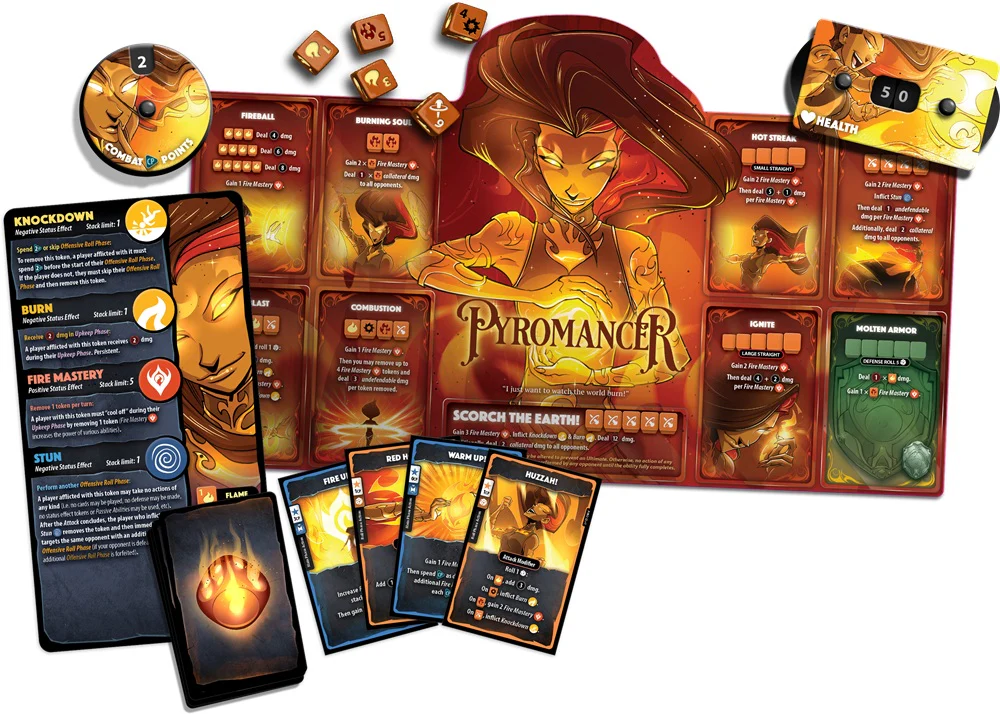 [PREORDER] Pyromancer | Hero Pack | Dice Throne - Image 2