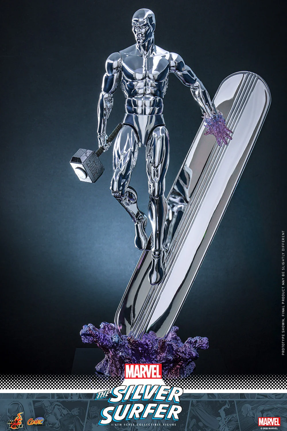 [PREORDER] Silver Surfer CMS033 | Sixth Scale Figure | Hot Toys - Image 6