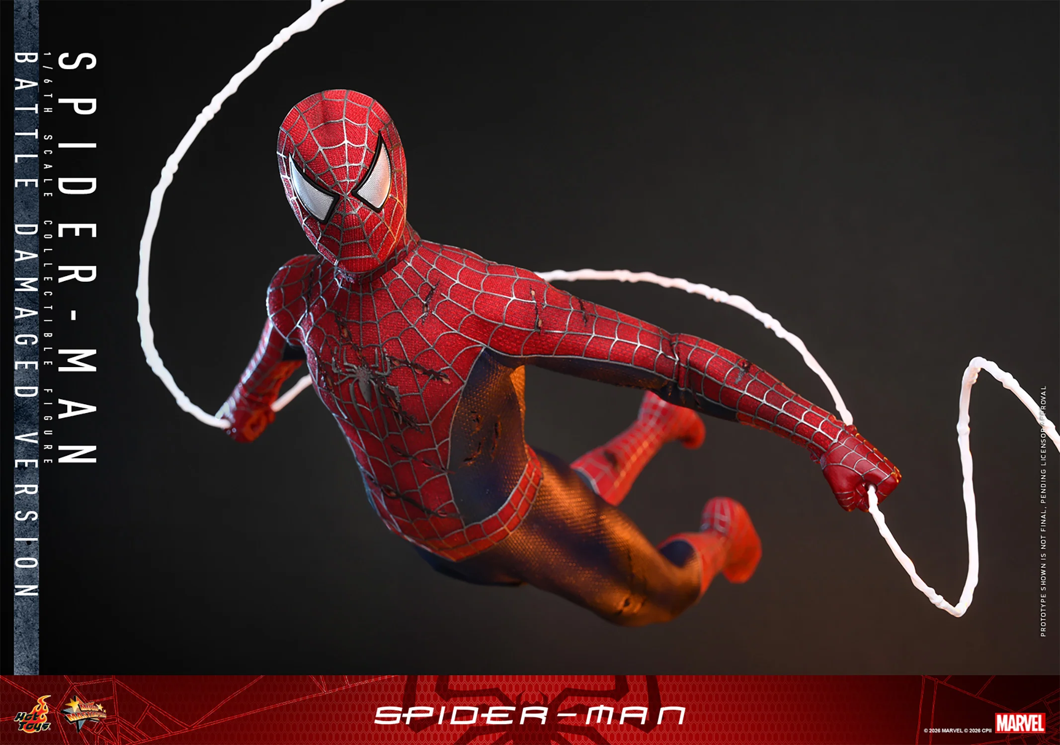 [PREORDER] Spider-Man (Battle Damaged Version) MMS859 | Sixth Scale Action Figure | Hot Toys - Image 12