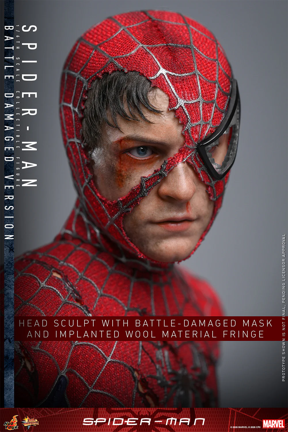 [PREORDER] Spider-Man (Battle Damaged Version) MMS859 | Sixth Scale Action Figure | Hot Toys - Image 15