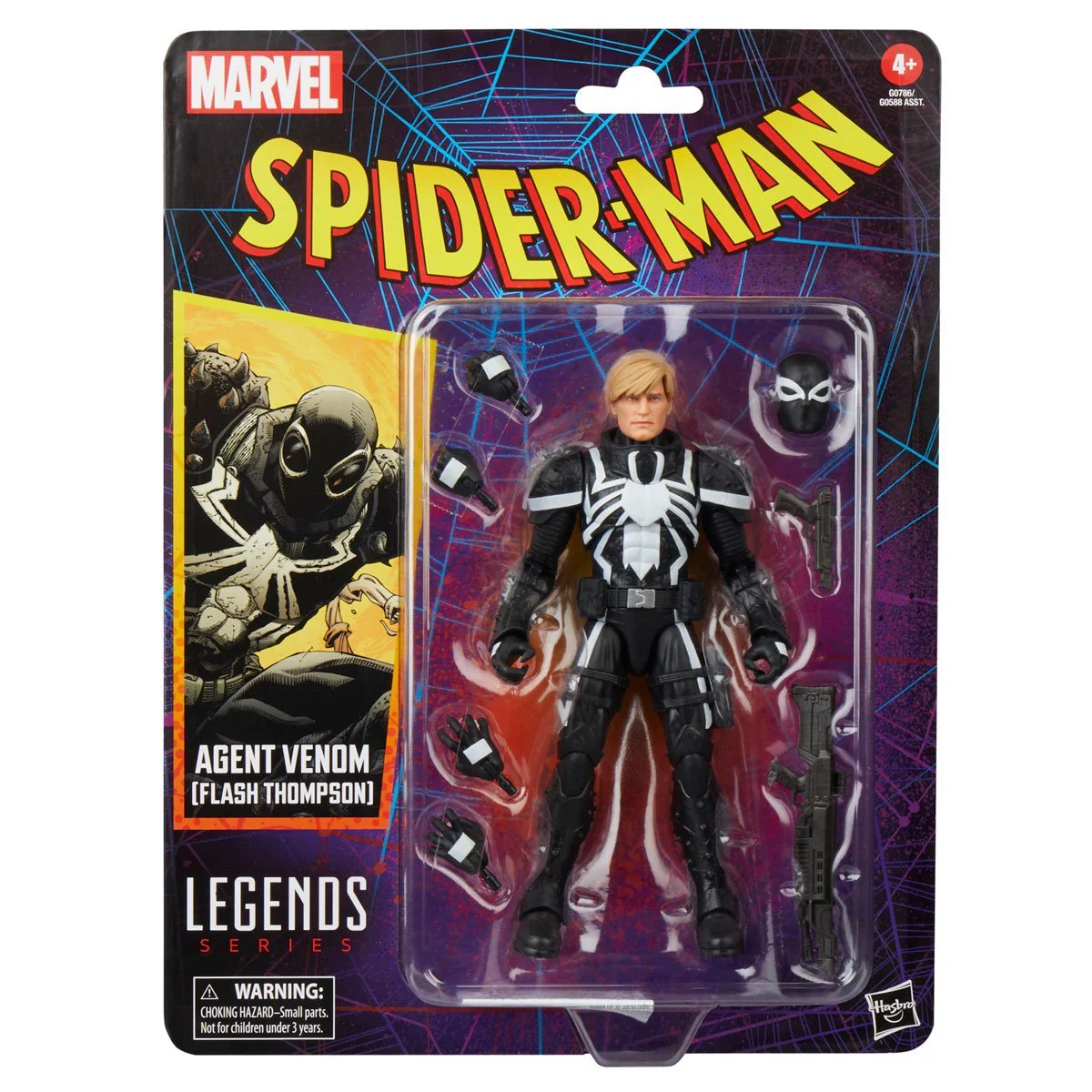 Spider-Man Marvel Legends Agent Venom Flash Thompson 6-Inch Action Figure - Image 11