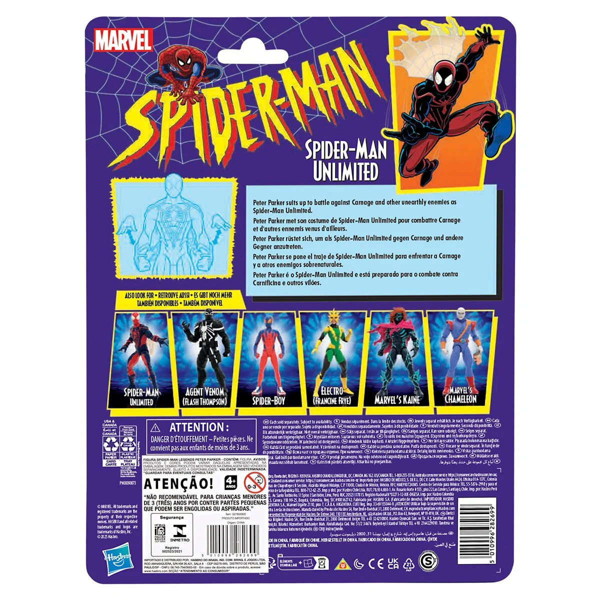 Spider-Man Marvel Legends Spider-Man Unlimited 6-Inch Action Figure - Image 4