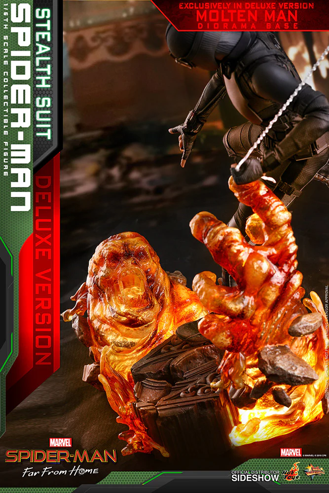 Spider-Man Stealth Suit Deluxe Version MMS541 | Sixth Scale Action Figure | Hot Toys - Image 2