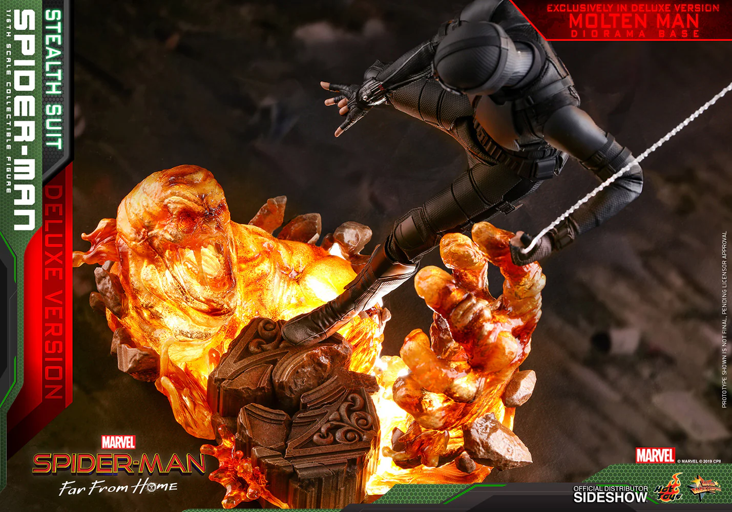 Spider-Man Stealth Suit Deluxe Version MMS541 | Sixth Scale Action Figure | Hot Toys - Image 5